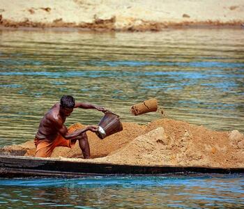 sand mining in Bangladesh